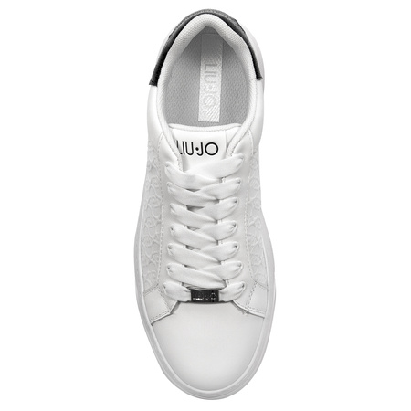 Liu Jo Sneakersy damskie na platformie Cleo 28 White białe