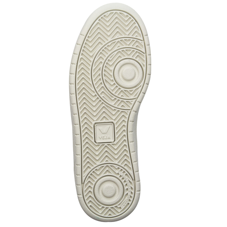 Veja Sneakersy damskie skórzane wysokie White Black białe