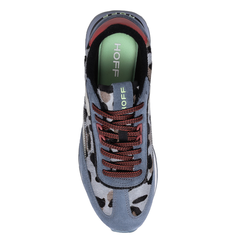 Hoff Leather Sneakers Animal Print Blue 22603001