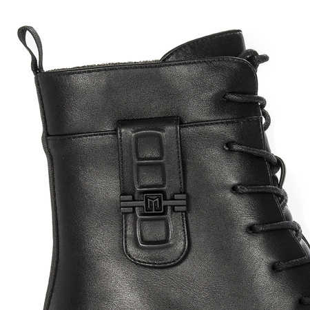 Filippo Botki damskie ocieplane Black czarne