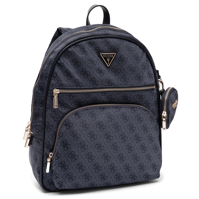 Guess Adrian Logo City Backpack Monogram Black TWNB2168350-BLACK