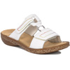 Rieker Women's white leather Velcro white