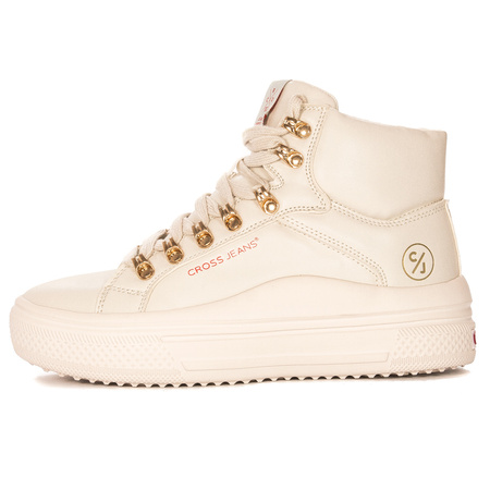 Cross Jeans Sneakersy damskie Beige beżowe