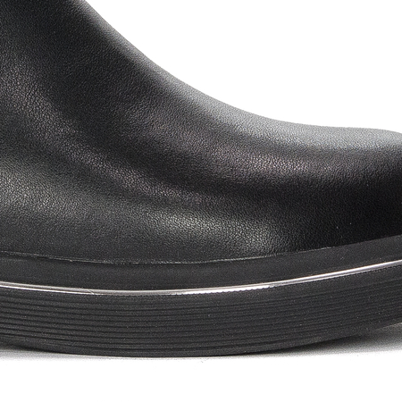 GOE Women's warm leather black boots