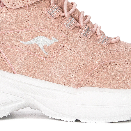 Botki dziewczęce Kangaroos 18789-6118 Dusty Rose/Silver
