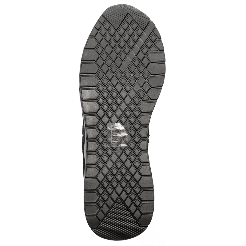 Półbuty Sneakersy damskie Filippo skórzane czarne