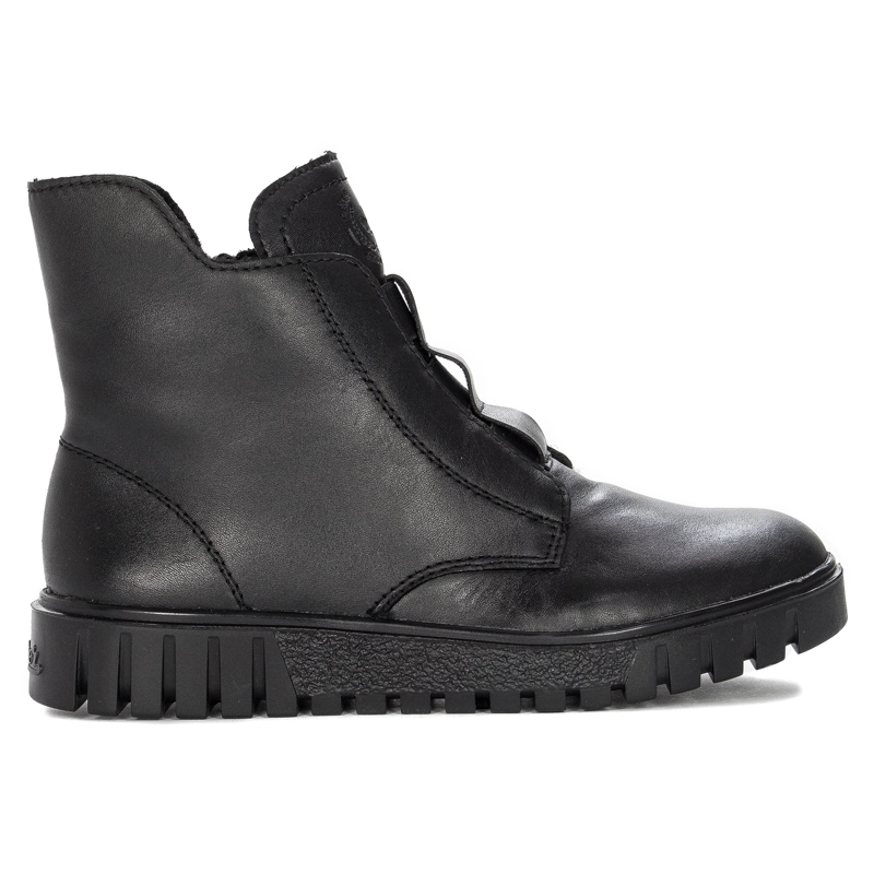 Rieker Y3458-00 Warned Black Boots