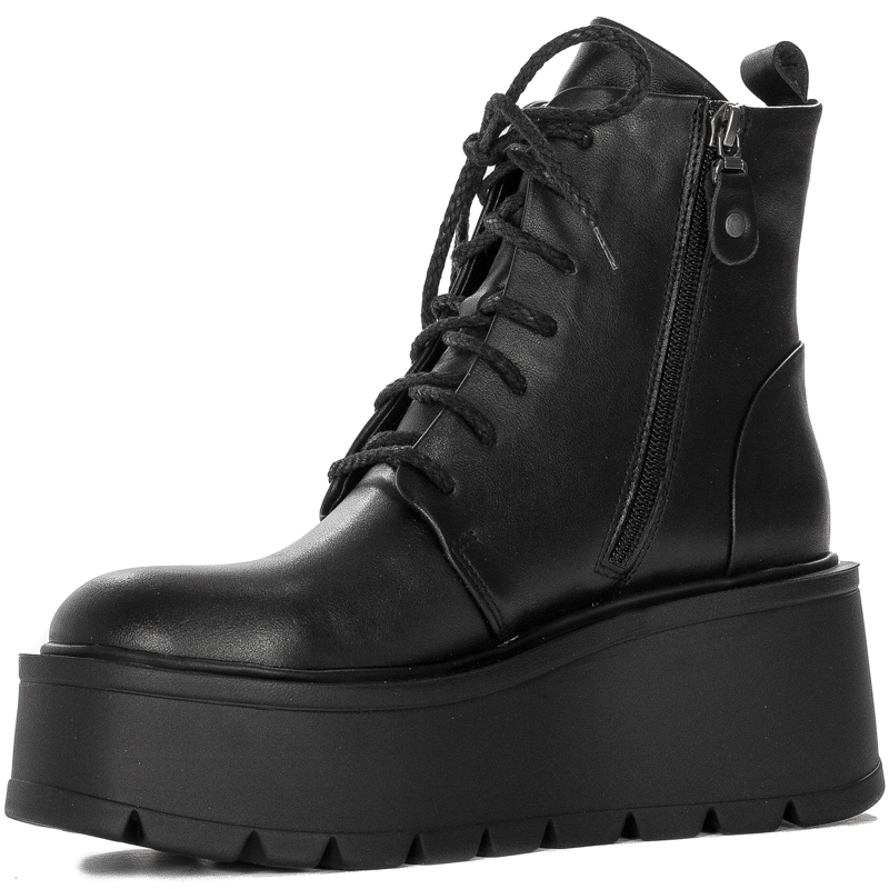 Maciejka 05294-50/00-6 Black Lace-UP Boots