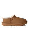UGG Kids Classic Micro Leather Shearling-Lined Slip-On Flats Girls Chestnut 1174410K-CHE