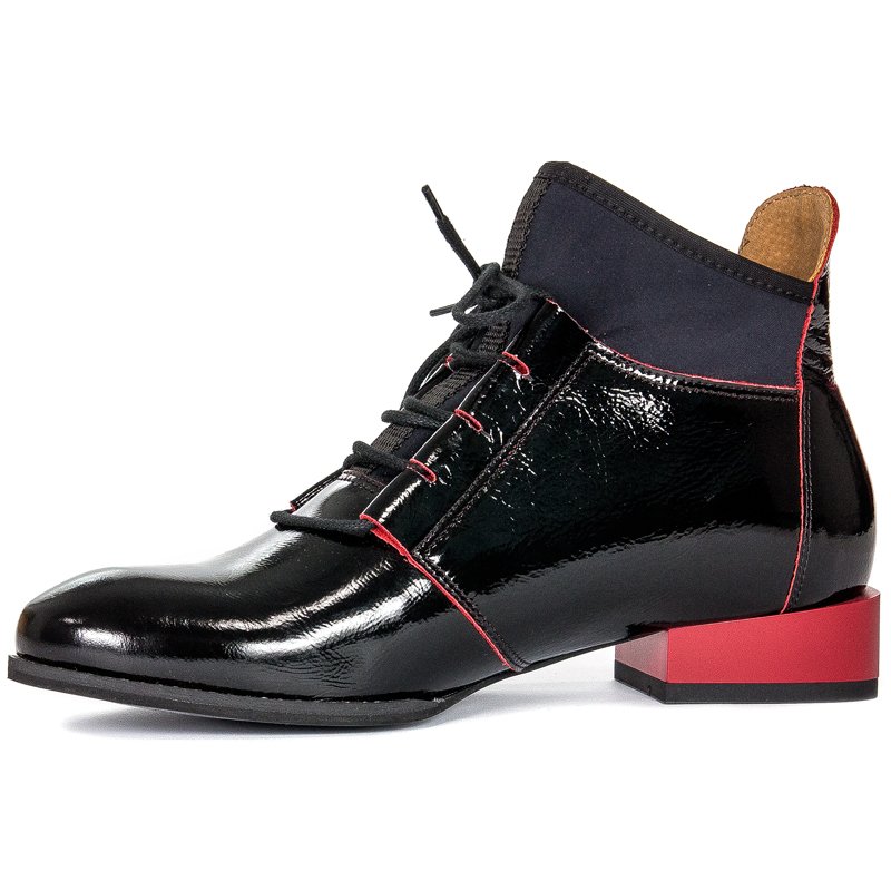 Maciejka 04744-16/00-5 Black Lace-up Boots