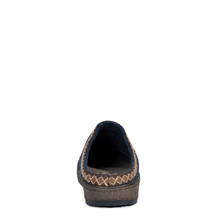 Inblu Felt Slip-On Home Slippers Cozy Comfort Grey-Blue NL000009-AVIO