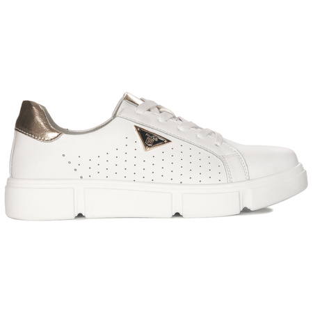 Filippo White Women's Leather Sneakers