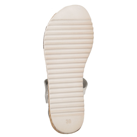  Inblu Women's Sandals White Beige