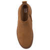 FitFlop F-Mode Leather Flatform Zip Ankle Boots Light Tan