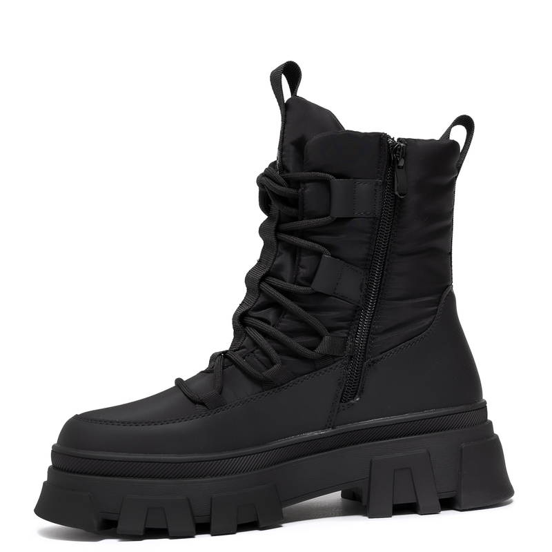 Lee Cooper Insulated Snow Boots Chunky Platform Black LCJ-24-47-3144