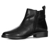 Maciejka Leather Minimalist Ankle Boots Low Heel Black P2132-01/00-9