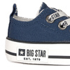 Big Star Trampki dziecięce niemowlęce Navy granatowe