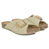 Maciejka Women's Leather Flip-Flops Pistachio