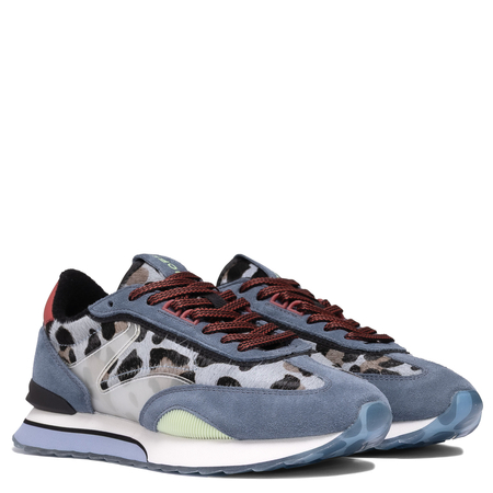 Hoff Leather Sneakers Animal Print Blue 22603001
