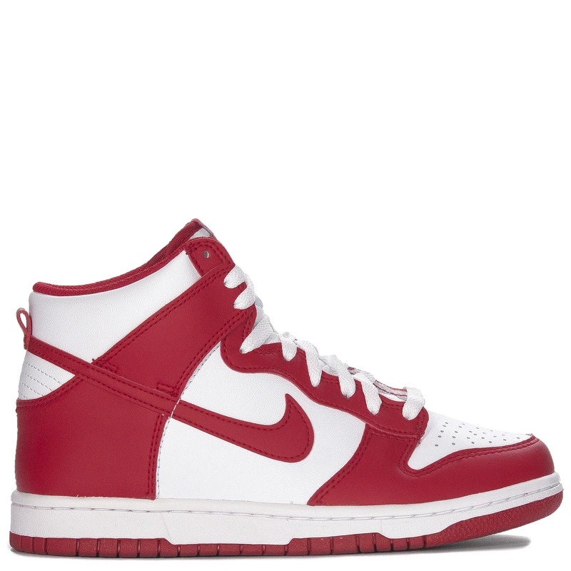 Nike Sneakersy damskie Dunk High GS White/Red