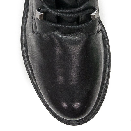 Marco Tozzi 25276-41 022 Black Nappa Lace-up Boots