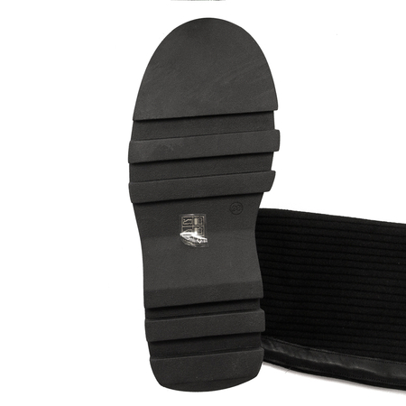 Black Venezia Black leather boots