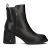 Filippo Black Leather Women's Boots