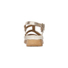 Maciejka Beige and Gold Sandals
