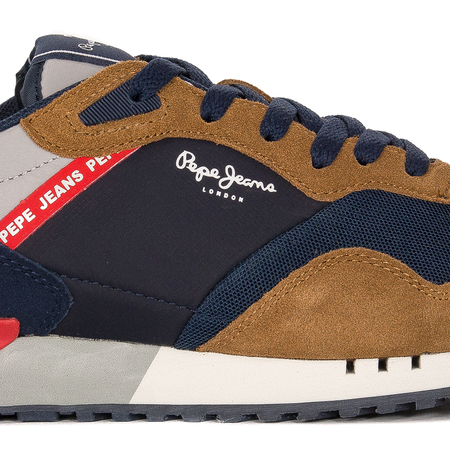 Pepe Jeans Sneakersy buty męskie London One Basic M Cognac