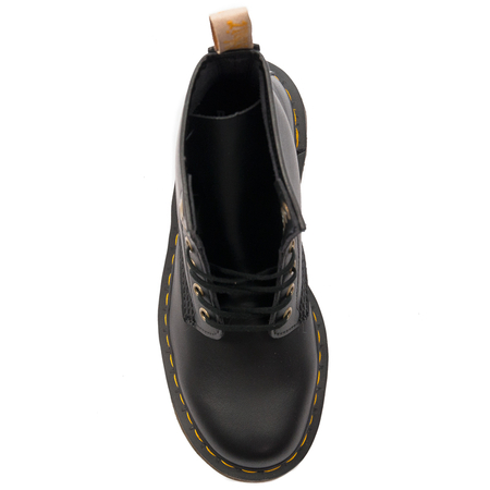 Dr. Martens Botki glany damskie skórzane Vegan 1460 Black