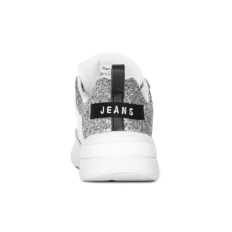 Pepe Jeans White Arrow Glam Sneakers