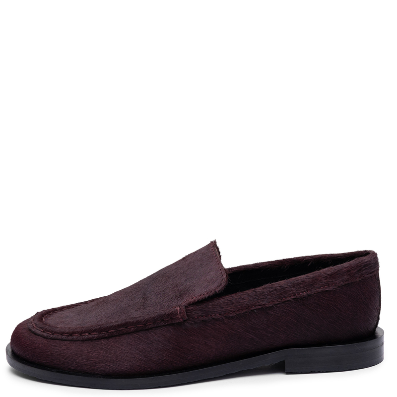 Gioseppo Skórzane Półbuty Damskie Bordowe 80770-BURGUNDY