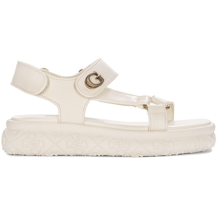 Guess Women Sandals On Platform Beige
