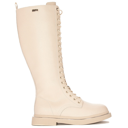 GOE Women's leather boots Beige