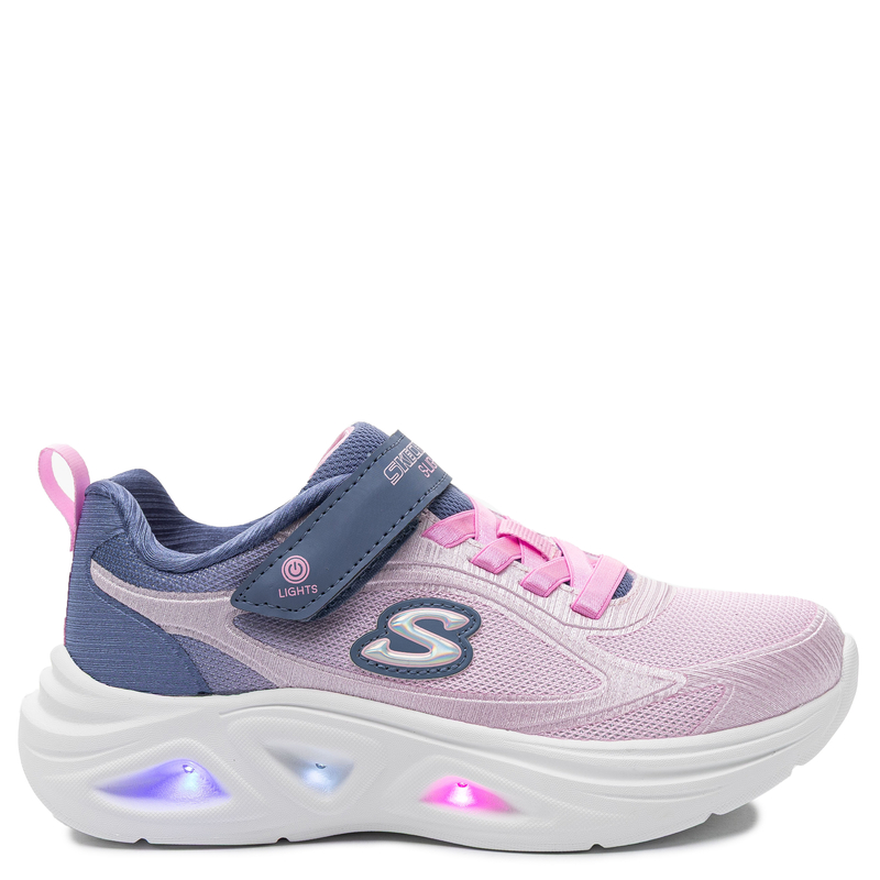 Skechers S-Lights Sneakersy Sportowe ze Światełkami Różowe 303729L-GYPK