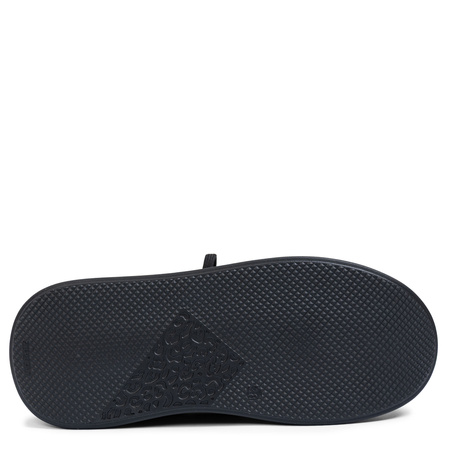 Maciejka Leather Platform Abstract-Print Black Sneakers 6191W-07/00-8