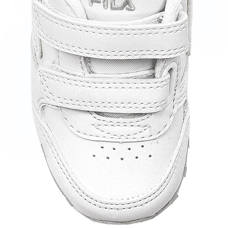 Fila Orbit Velcro Infants 1011080.84T White Gray Violet Sneakers