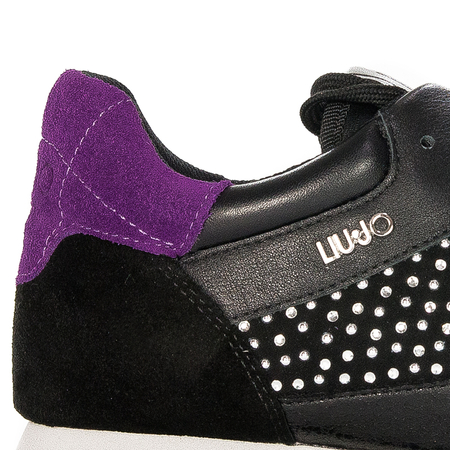 Liu Jo Women's Black and Violet Sneakers