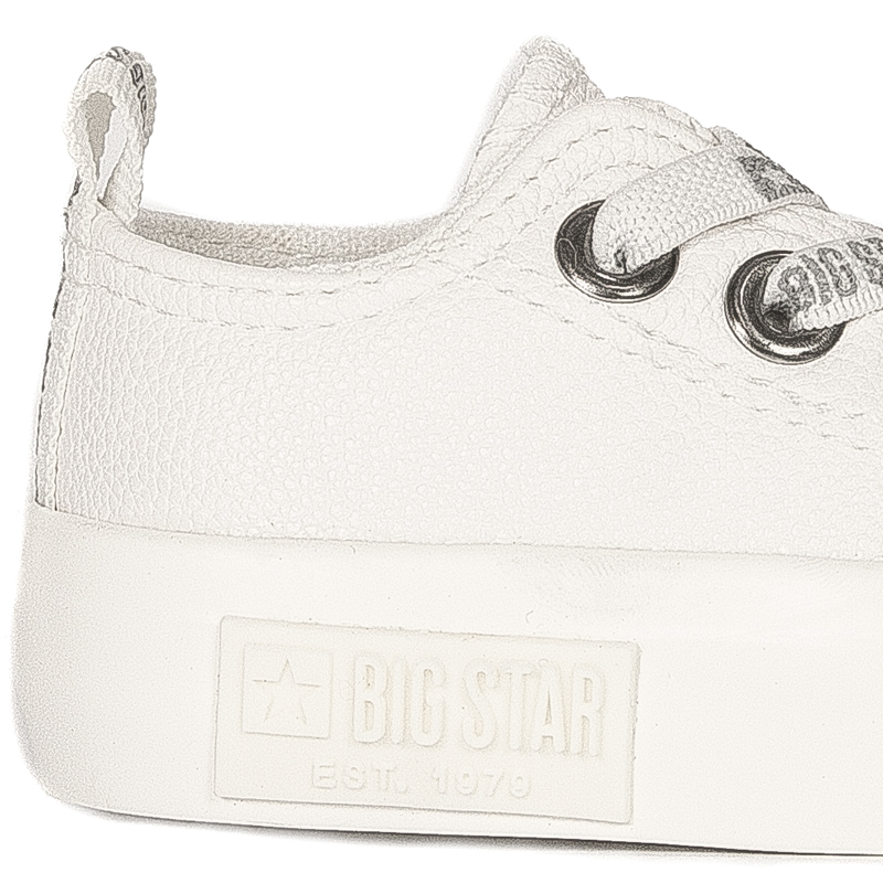 Big Star Trampki dziecięce niemowlęce White białe