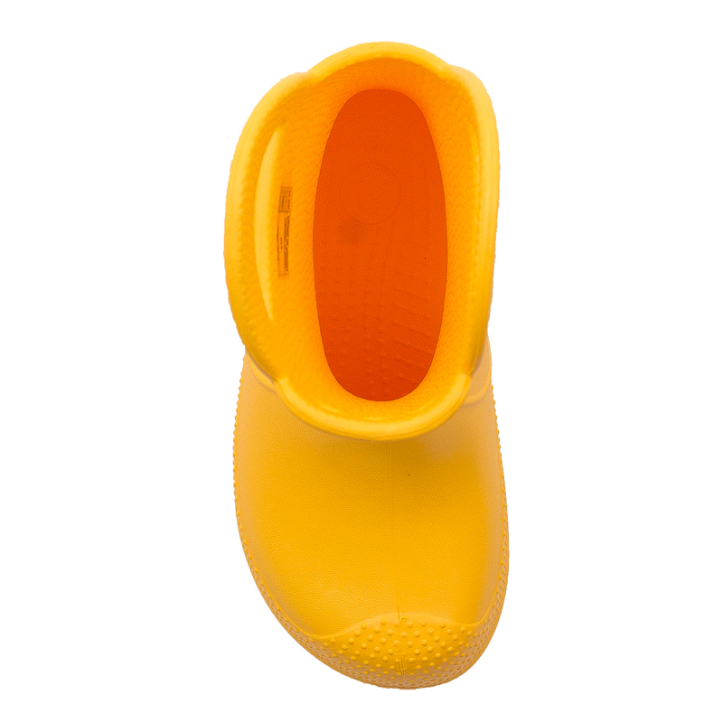 Crocs Children Rain Boots Yellow Handle Boot