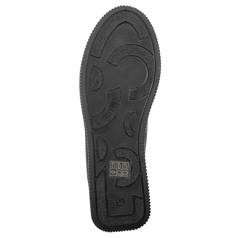 Artiker Women's black low shoes on the platform