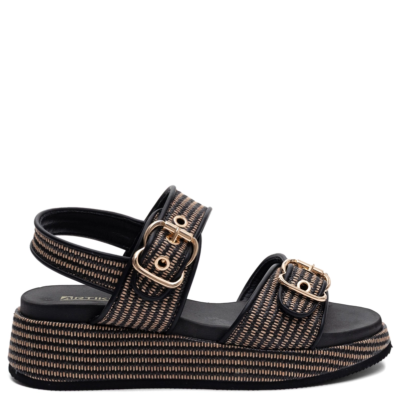 Artiker Comfortable Woven Platform Sandals Multicolored 58C1741