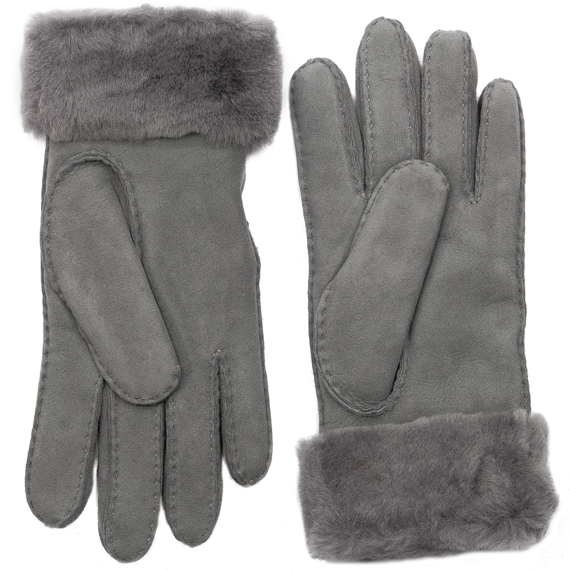 UGG 17369 W Turn Cuff Glove Metal 