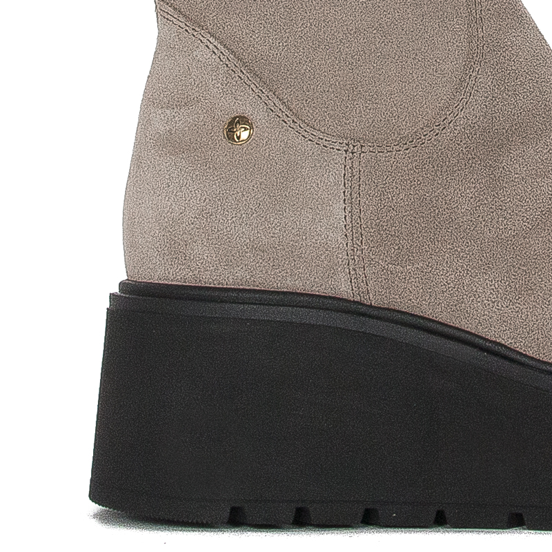Maciejka 05767-10/00-6 dark beige Knee-High Boots