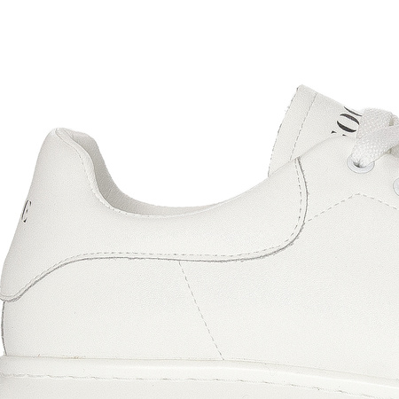 GOE Sneakersy męskie skórzane White białe