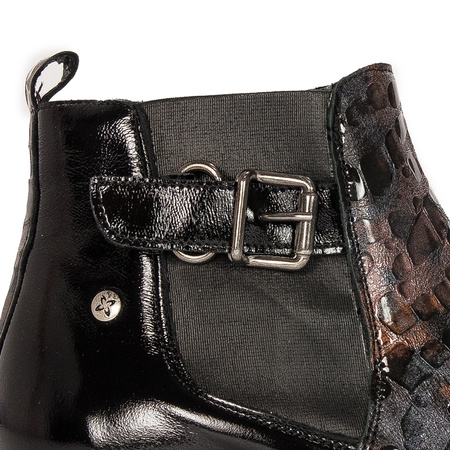 Maciejka Black + Brown Women's Boots