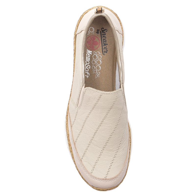 Rieker Women's slip-on Beige Low Shoes