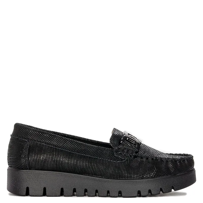 Filippo Leather Black Low Shoes