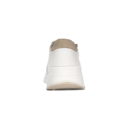 T.Sokolski Women's White Beige Flat Shoes