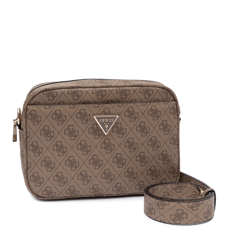 Guess Meridian Torebka Listonoszka Monogram Beżowa HWSG6974140-BEIGE